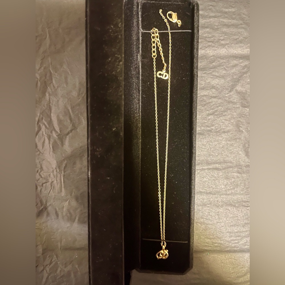 Christian Dior Necklace 7 inches plus 2 inch extension